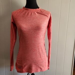 SOYBU, Long Sleeve w/ Side Ruching, Coral, S